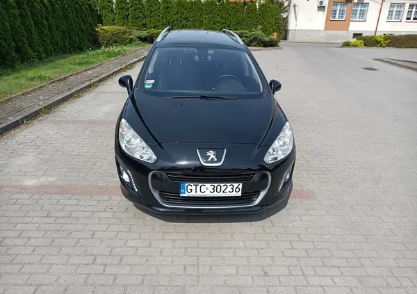 pomorskie Peugeot 308 cena 18500 przebieg: 152000, rok produkcji 2012 z Tychy